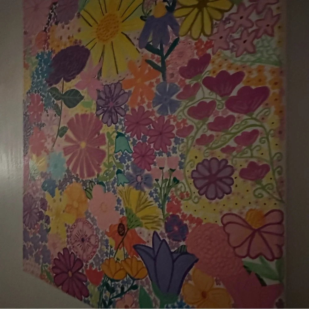 Colorful Floral Painting - Picture 5 of 8